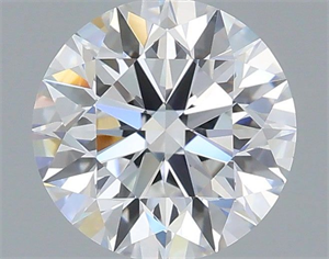 Picture of Lab Grown Diamond 1.42 Carats, Round with Excellent Cut, D Color, VVS2 Clarity and Certified by IGI