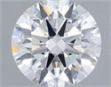 Lab Grown Diamond 1.43 Carats, Round with Ideal Cut, D Color, VS1 Clarity and Certified by IGI