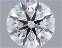 Lab Grown Diamond 1.43 Carats, Round with Excellent Cut, E Color, VVS2 Clarity and Certified by IGI