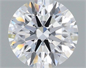 Lab Grown Diamond 1.09 Carats, Round with Ideal Cut, D Color, VS1 Clarity and Certified by IGI