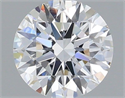 Lab Grown Diamond 1.07 Carats, Round with Ideal Cut, E Color, VVS2 Clarity and Certified by IGI