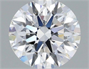Lab Grown Diamond 1.07 Carats, Round with Ideal Cut, E Color, VVS2 Clarity and Certified by IGI