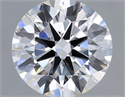 Lab Grown Diamond 1.09 Carats, Round with Excellent Cut, E Color, VVS2 Clarity and Certified by IGI