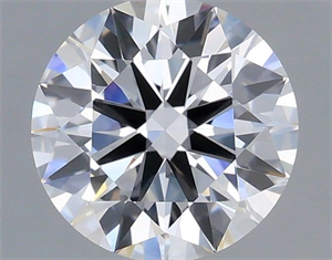 Picture of Lab Grown Diamond 1.09 Carats, Round with Excellent Cut, E Color, VVS2 Clarity and Certified by IGI