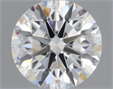 Lab Grown Diamond 1.09 Carats, Round with Ideal Cut, E Color, VVS2 Clarity and Certified by IGI