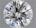 Lab Grown Diamond 1.09 Carats, Round with Ideal Cut, E Color, VVS2 Clarity and Certified by IGI