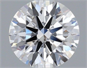 Lab Grown Diamond 1.13 Carats, Round with Ideal Cut, D Color, VS1 Clarity and Certified by IGI