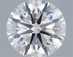 Picture of Lab Grown Diamond 1.07 Carats, Round with Excellent Cut, D Color, VVS2 Clarity and Certified by IGI