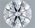 Lab Grown Diamond 1.07 Carats, Round with Excellent Cut, D Color, VVS2 Clarity and Certified by IGI