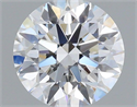 Lab Grown Diamond 1.08 Carats, Round with Excellent Cut, E Color, VVS2 Clarity and Certified by IGI