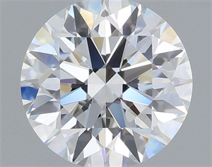 Picture of Lab Grown Diamond 1.08 Carats, Round with Excellent Cut, E Color, VVS2 Clarity and Certified by IGI