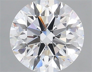 Picture of Lab Grown Diamond 1.08 Carats, Round with Excellent Cut, E Color, VVS2 Clarity and Certified by IGI