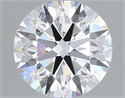 Lab Grown Diamond 1.08 Carats, Round with Ideal Cut, D Color, VS1 Clarity and Certified by IGI