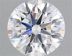 Picture of Lab Grown Diamond 1.08 Carats, Round with Excellent Cut, E Color, VVS2 Clarity and Certified by IGI