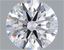 Lab Grown Diamond 1.08 Carats, Round with Ideal Cut, D Color, VS1 Clarity and Certified by IGI
