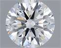 Lab Grown Diamond 1.09 Carats, Round with Ideal Cut, E Color, VVS2 Clarity and Certified by IGI