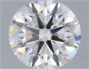 Lab Grown Diamond 1.09 Carats, Round with Excellent Cut, E Color, VVS2 Clarity and Certified by IGI