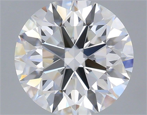 Picture of Lab Grown Diamond 1.09 Carats, Round with Excellent Cut, E Color, VVS2 Clarity and Certified by IGI