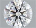 Lab Grown Diamond 1.08 Carats, Round with Excellent Cut, E Color, VVS2 Clarity and Certified by IGI