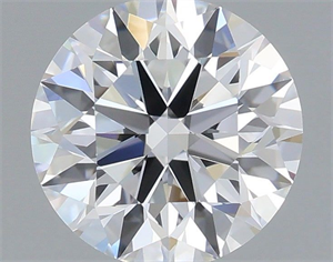 Picture of Lab Grown Diamond 1.08 Carats, Round with Ideal Cut, E Color, VVS2 Clarity and Certified by IGI