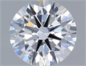 Lab Grown Diamond 1.16 Carats, Round with Ideal Cut, E Color, VVS2 Clarity and Certified by IGI