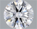 Lab Grown Diamond 1.11 Carats, Round with Ideal Cut, D Color, VVS2 Clarity and Certified by IGI