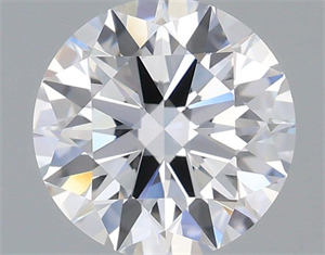 Picture of Lab Grown Diamond 1.11 Carats, Round with Ideal Cut, D Color, VVS2 Clarity and Certified by IGI