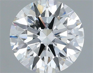 Picture of Lab Grown Diamond 1.09 Carats, Round with Ideal Cut, E Color, VVS2 Clarity and Certified by IGI