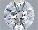 Lab Grown Diamond 1.10 Carats, Round with Excellent Cut, D Color, VS2 Clarity and Certified by IGI