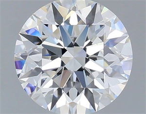 Picture of Lab Grown Diamond 1.10 Carats, Round with Excellent Cut, D Color, VS2 Clarity and Certified by IGI