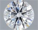 Lab Grown Diamond 1.10 Carats, Round with Ideal Cut, G Color, VVS2 Clarity and Certified by IGI