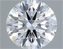Lab Grown Diamond 1.10 Carats, Round with Ideal Cut, E Color, VVS2 Clarity and Certified by IGI