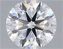 Lab Grown Diamond 1.08 Carats, Round with Excellent Cut, D Color, VVS2 Clarity and Certified by IGI