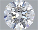 Lab Grown Diamond 1.12 Carats, Round with Excellent Cut, D Color, VS1 Clarity and Certified by IGI