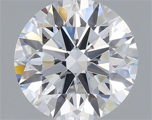 Picture of Lab Grown Diamond 1.08 Carats, Round with Ideal Cut, E Color, VVS2 Clarity and Certified by IGI