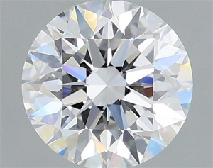 Picture of Lab Grown Diamond 1.08 Carats, Round with Excellent Cut, E Color, VVS2 Clarity and Certified by IGI