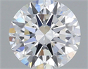 Lab Grown Diamond 1.07 Carats, Round with Excellent Cut, E Color, VVS2 Clarity and Certified by IGI