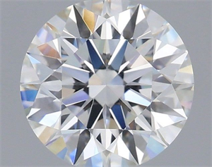 Picture of Lab Grown Diamond 1.07 Carats, Round with Excellent Cut, E Color, VVS2 Clarity and Certified by IGI