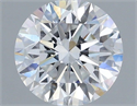 Lab Grown Diamond 1.55 Carats, Round with Excellent Cut, D Color, VS1 Clarity and Certified by IGI