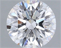 Lab Grown Diamond 1.35 Carats, Round with Excellent Cut, D Color, VVS2 Clarity and Certified by IGI
