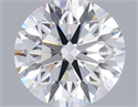 Lab Grown Diamond 1.35 Carats, Round with Excellent Cut, D Color, VVS2 Clarity and Certified by IGI