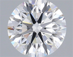 Picture of Lab Grown Diamond 1.35 Carats, Round with Excellent Cut, D Color, VVS2 Clarity and Certified by IGI