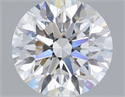 Lab Grown Diamond 1.36 Carats, Round with Excellent Cut, D Color, VVS2 Clarity and Certified by IGI