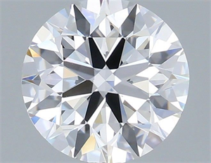Picture of Lab Grown Diamond 1.36 Carats, Round with Ideal Cut, D Color, VVS2 Clarity and Certified by IGI