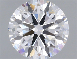 Picture of Lab Grown Diamond 1.23 Carats, Round with Excellent Cut, D Color, VS2 Clarity and Certified by IGI