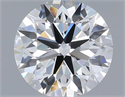 Lab Grown Diamond 1.16 Carats, Round with Excellent Cut, E Color, VVS2 Clarity and Certified by IGI
