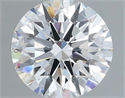 Lab Grown Diamond 1.39 Carats, Round with Ideal Cut, E Color, VVS2 Clarity and Certified by IGI