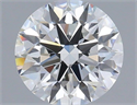 Lab Grown Diamond 1.39 Carats, Round with Ideal Cut, E Color, VVS2 Clarity and Certified by IGI