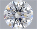 Lab Grown Diamond 1.39 Carats, Round with Ideal Cut, E Color, VVS2 Clarity and Certified by IGI