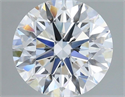 Lab Grown Diamond 1.38 Carats, Round with Excellent Cut, D Color, VVS2 Clarity and Certified by IGI